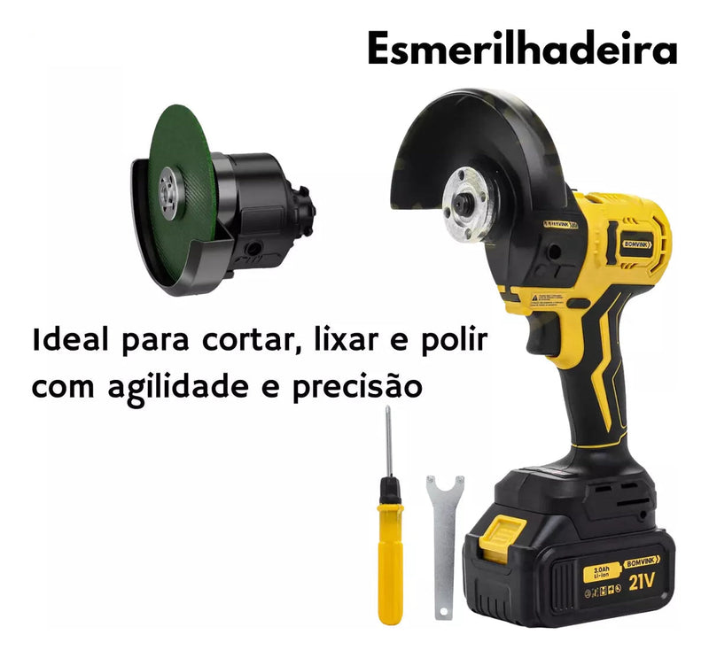 Kit Parafusadeira Multifuncional: Ideal Para Profissionais