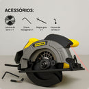 Serra Circular Elétrica C Guia Laser Madeira Ferro Azulejos