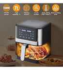 Fritadeira Air Fryer Sem Óleo Fit Com Tela Lcd 7l 1800w