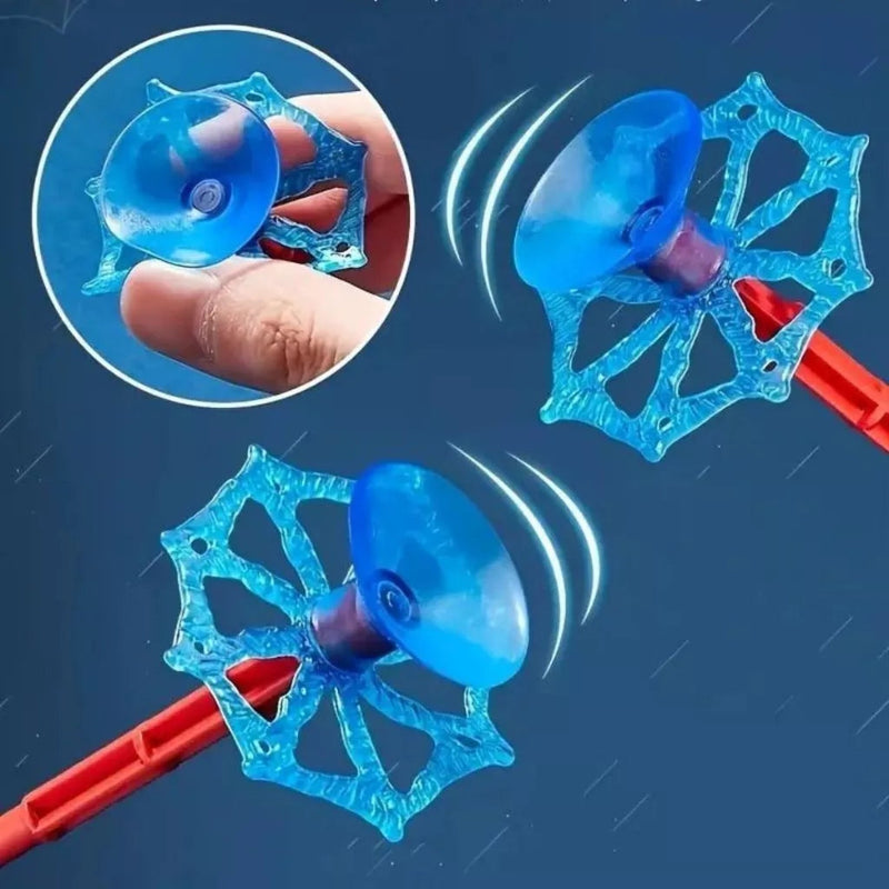 Kit 2 Luvas Homem Aranha Infantil Lançador de Teia Dardo Brinquedo Spider Man Menino e Menina