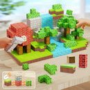 Kit de Blocos Magnéticos Infantil 100 Peças – Construção Criativa Estilo Minecraft Educativo