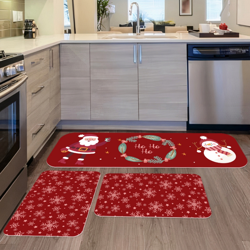 Tapetes de Cozinha 3 Peças COLEÇÃO DE NATAL!