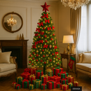 Árvore De Natal 120cm 86 Enfeites