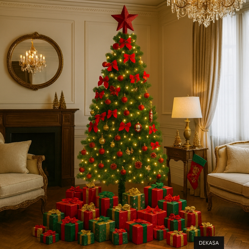 Árvore De Natal 120cm 86 Enfeites