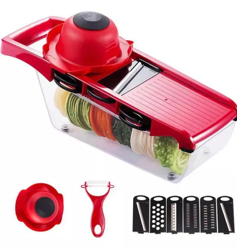 Fatiador de Legumes Multifuncional 6 em 1 - Profissional