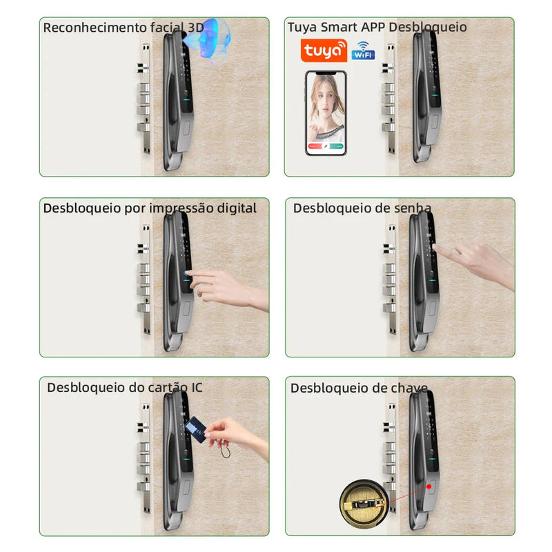 Fechadura Digital Face VisiLock 3D - Oferta Relâmpago