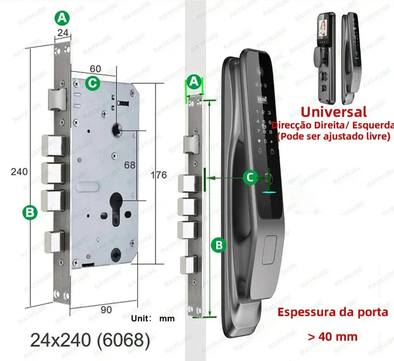 Fechadura Digital Face VisiLock 3D - Oferta Relâmpago