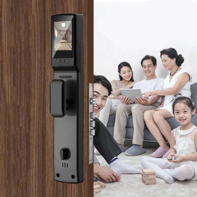 Fechadura Digital Troover 3D - Desbloqueio Biometrico Facial Tag e APP