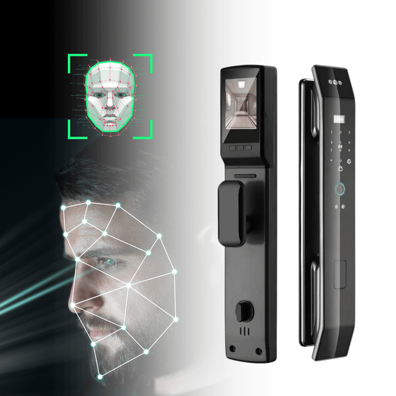 Fechadura Digital Troover 3D - Desbloqueio Biometrico Facial Tag e APP